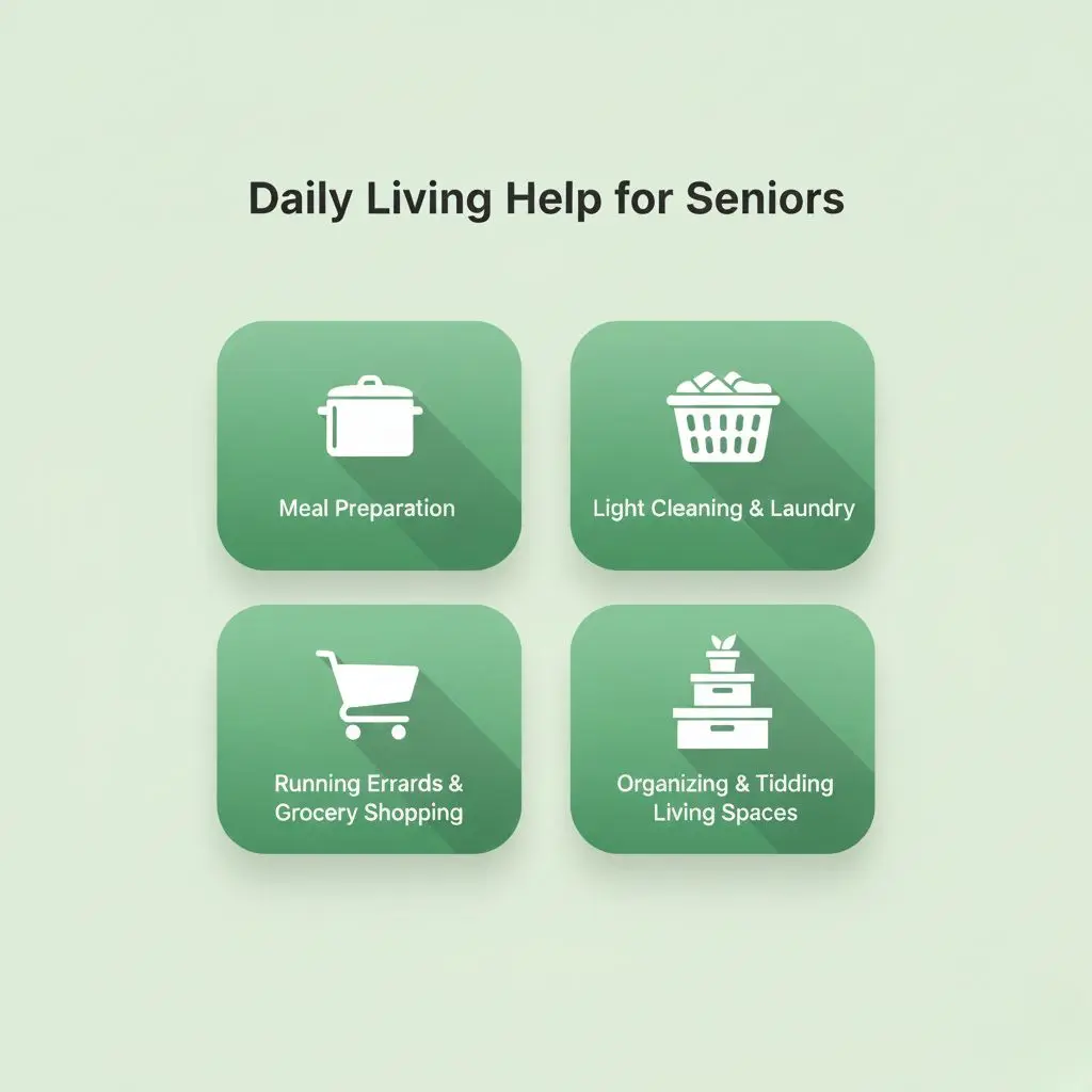 Caregiver assisting a senior with daily living tasks, showing benefits of hiring a home caregiver.