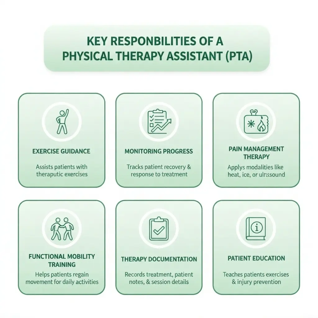 Key Responsibilities of a physical therapy assistant