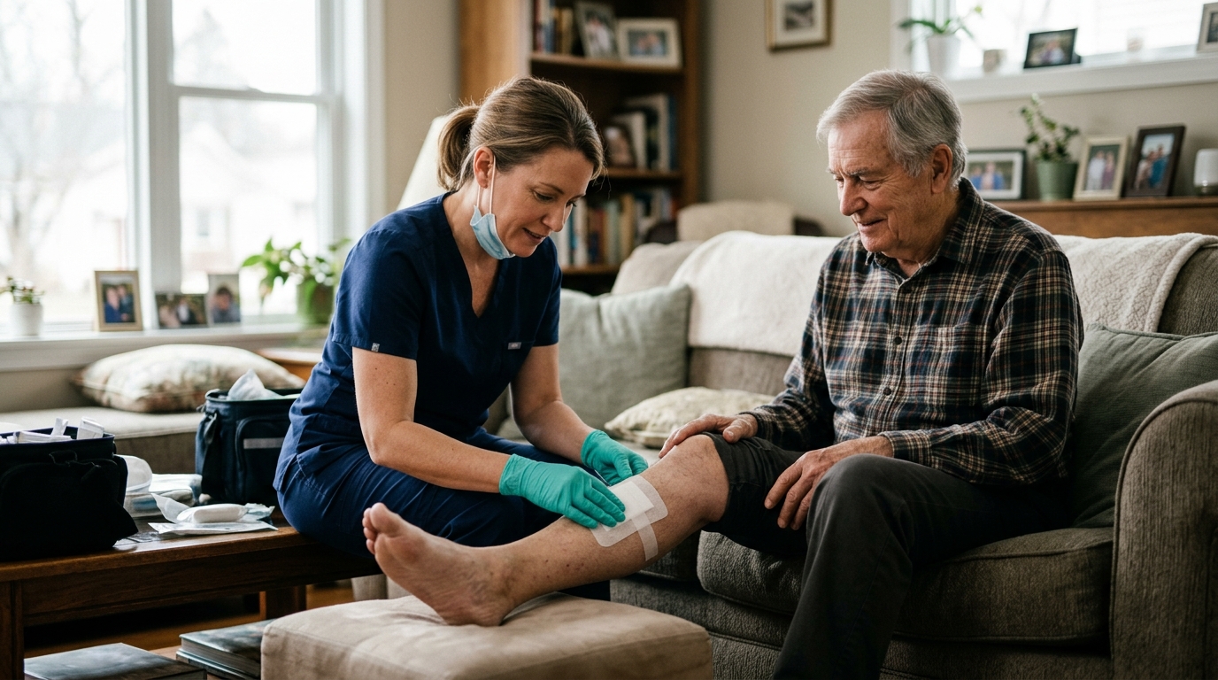 Read more about the article Wound Care at Home: A Guide for Patients and Families