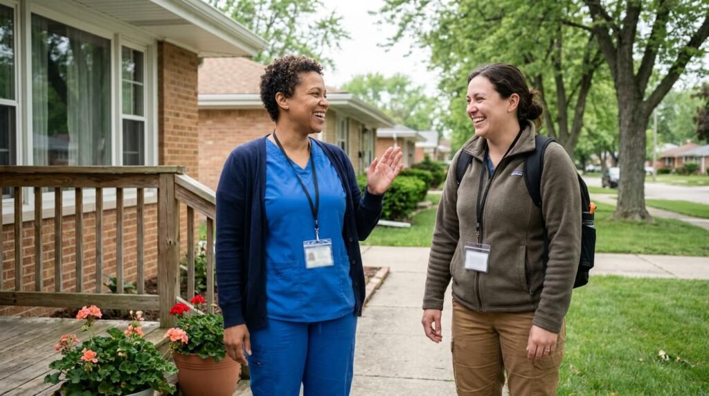 Choice Care Home Health team serving families in the Chicago area, home health care cost 